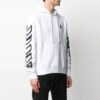 SS21 Spray Marker Logo Printing Loose Fit White