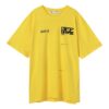 SS21 Tech Marker Logo Round Neck Short Sleeve Ordinary Version Yellow
