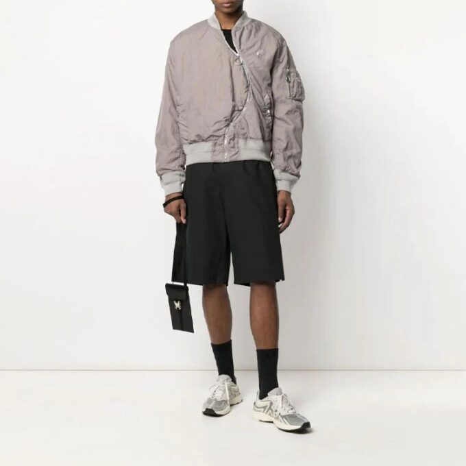 SS21 Twist aviator Jacket Loose Fit Gray