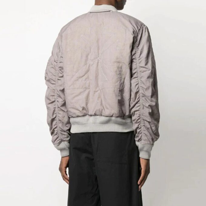 SS21 Twist aviator Jacket Loose Fit Gray