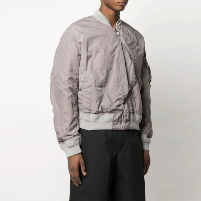 SS21 Twist aviator Jacket Loose Fit Gray