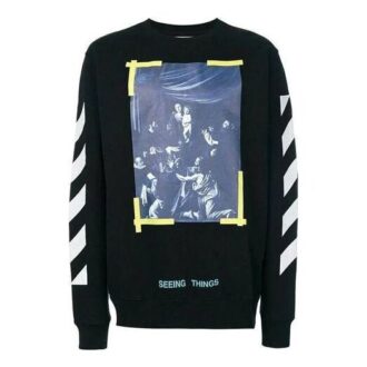 SS21 Yellow Zebra Pullover Black