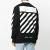 SS21 Yellow Zebra Pullover Black