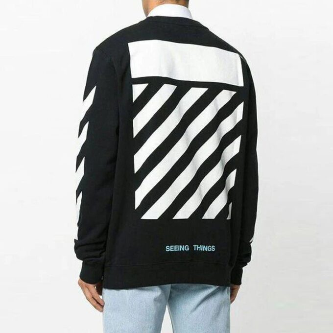 SS21 Yellow Zebra Pullover Black
