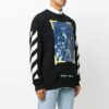 SS21 Yellow Zebra Pullover Black