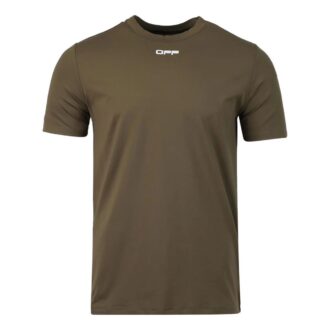 SS22 Alphabet Arrow Printing Round Neck Short Sleeve Green