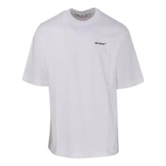 SS22 Alphabet Character Printing Short Sleeve White T-Shirt