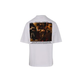 SS22 Alphabet Character Printing Short Sleeve White T-Shirt