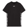 SS22 Alphabet Printing Round Neck Pullover Short Sleeve Ordinary Version Black