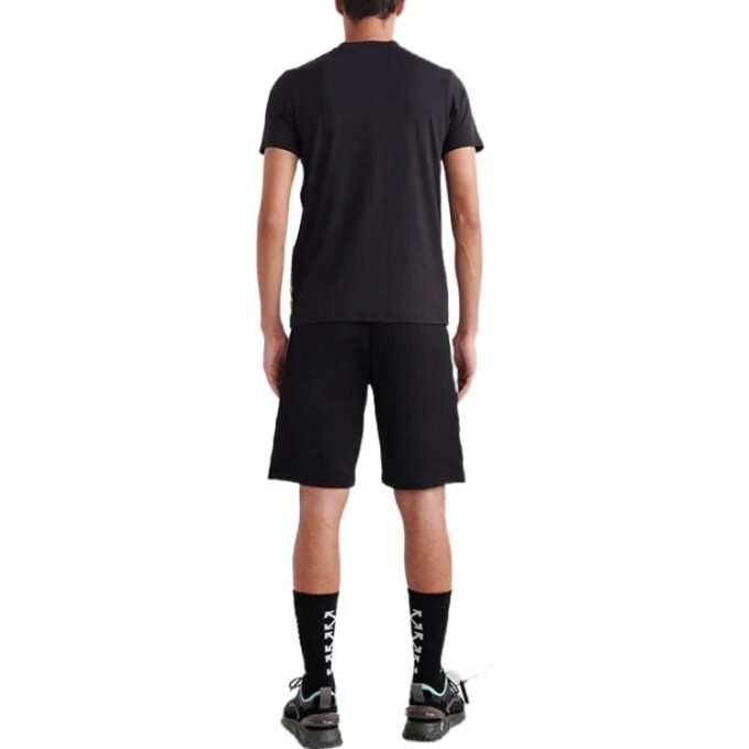 SS22 Alphabet Printing Round Neck Pullover Short Sleeve Ordinary Version Black