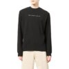 SS22 Arrow Logo Printing Round Neck Long Sleeves Black