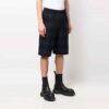 SS22 Arrow Pattern Printing Plaid Shorts Blue