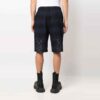 SS22 Arrow Pattern Printing Plaid Shorts Blue