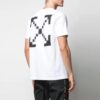SS22 Arrow Pattern Printing Round Neck Short Sleeve White