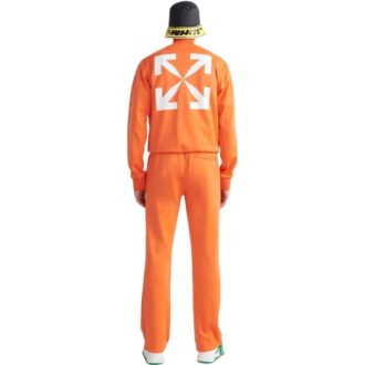 SS22 Arrow Pattern Sport Pants “Orange White”
