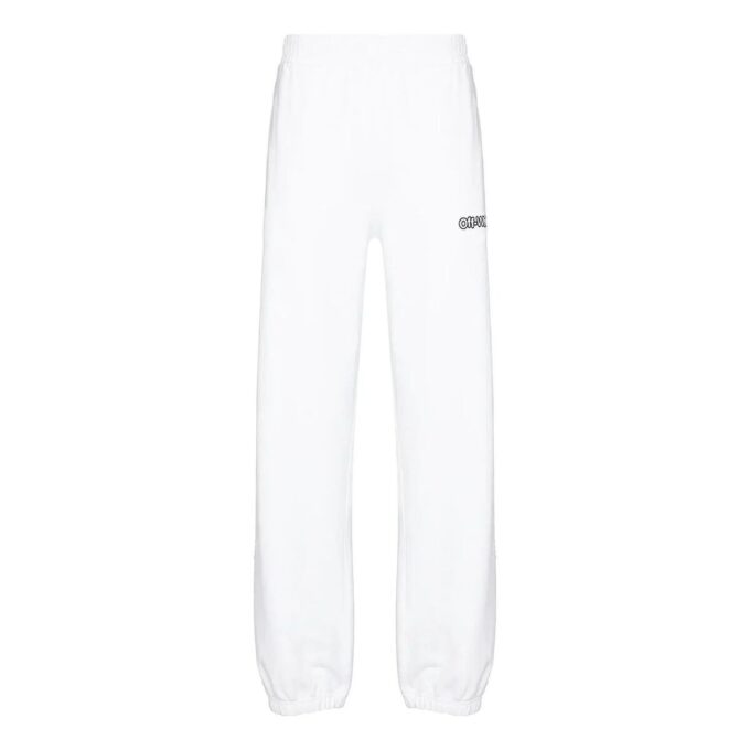 SS22 Arrow Pattern Sport Pants “White Black”