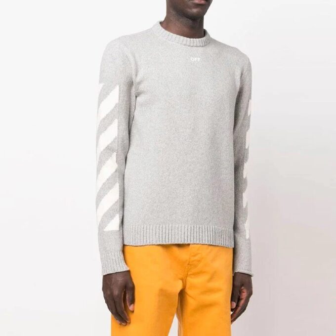SS22 Arrow Round Neck Ordinary Version Gray