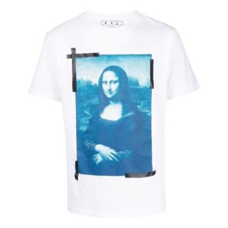 SS22 Character Printing Round Neck Short Sleeve Pullover Ordinary Version White
