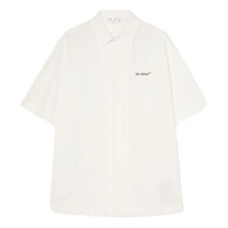 SS22 Logo Arrow Short Sleeve Shirt White