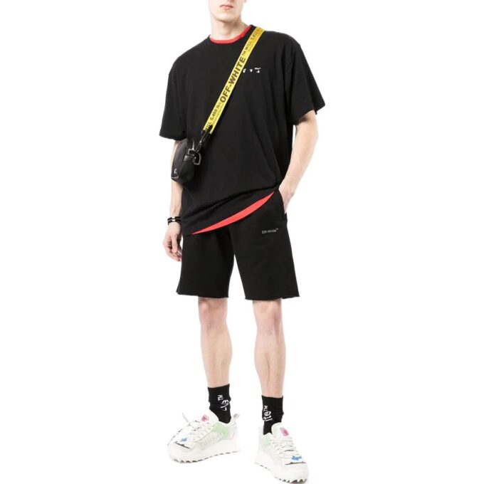 SS22 Logo Micro Mark Straight Shorts Ordinary Version Black