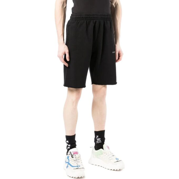 SS22 Logo Micro Mark Straight Shorts Ordinary Version Black