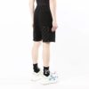 SS22 Logo Micro Mark Straight Shorts Ordinary Version Black
