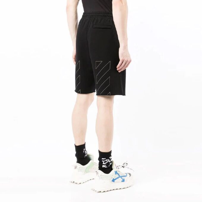 SS22 Logo Micro Mark Straight Shorts Ordinary Version Black