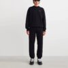 SS22 Logo Pattern Sports Long Pants Ordinary Version Black
