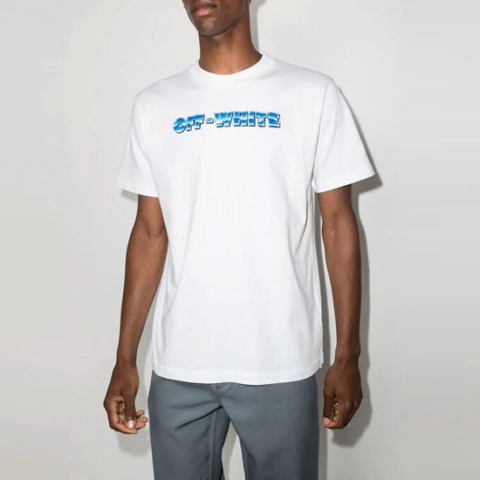 SS22 Logo Printing Arrow Short Sleeve White