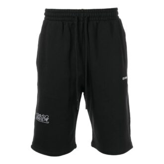 SS22 Logo Printing Sports Shorts Loose Fit Black
