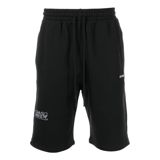 SS22 Logo Printing Sports Shorts Loose Fit Black