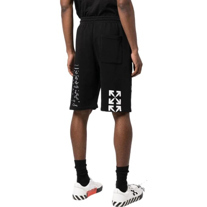 SS22 Logo Printing Sports Shorts Loose Fit Black