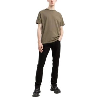 SS22 Logo Round Neck Printing Short Sleeve Ordinary Version Green