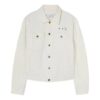 SS22 Logo Shirt Denim Jacket Version White