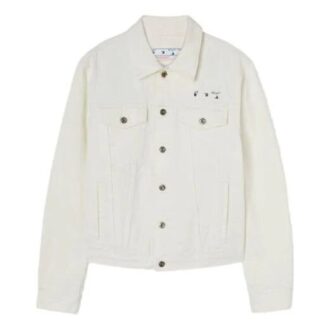 SS22 Logo Shirt Denim Jacket Version White