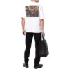 SS22 Printing Round Neck Pullover Short Sleeve Ordinary Version White