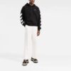 SS22 sleeve White Stripe Pullover Ordinary Version Black