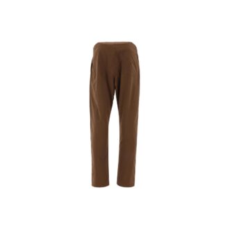 SS22 Solid Color Straight Casual Pants Ordinary Version Brown