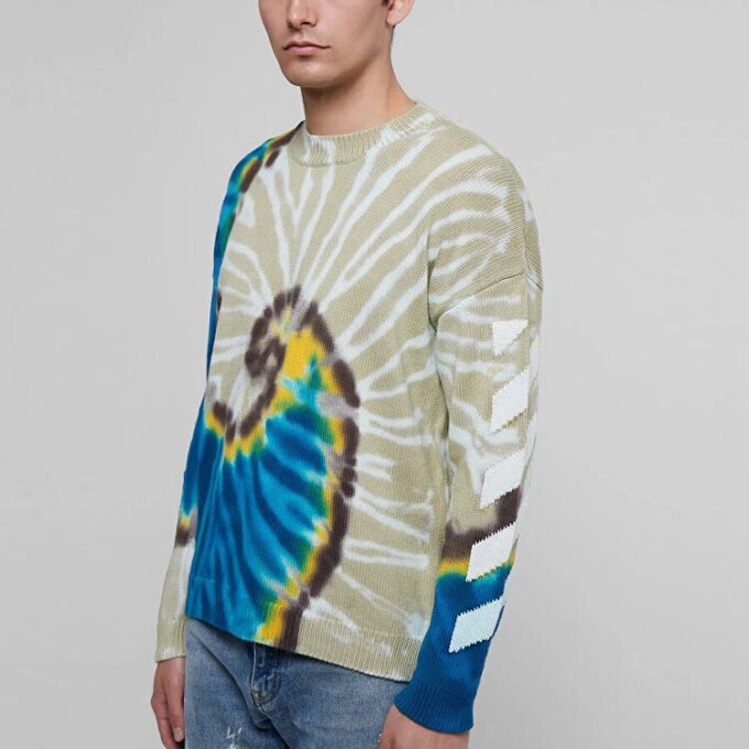 SS22 Tie Dye Pattern Long Sleeves Ordinary Version Multicolor