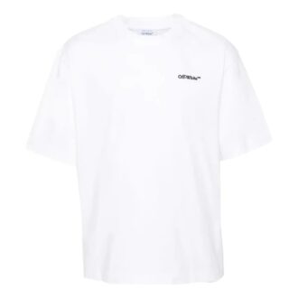 SS24 Arrows-Motif Cotton T-shirt “White”