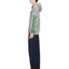 SS24 Varsity Skate Hoodie “Melange Grey College Green”