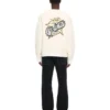 Star Logo Diagonal Varsity Knit Cardigan