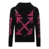 Stencil Arrow Hooded Sweatshirt “Black”