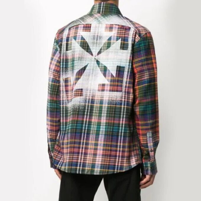 Stencil Flannel Check Shirt