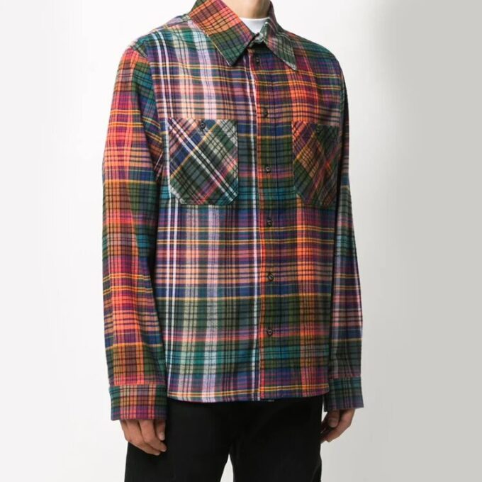 Stencil Flannel Check Shirt
