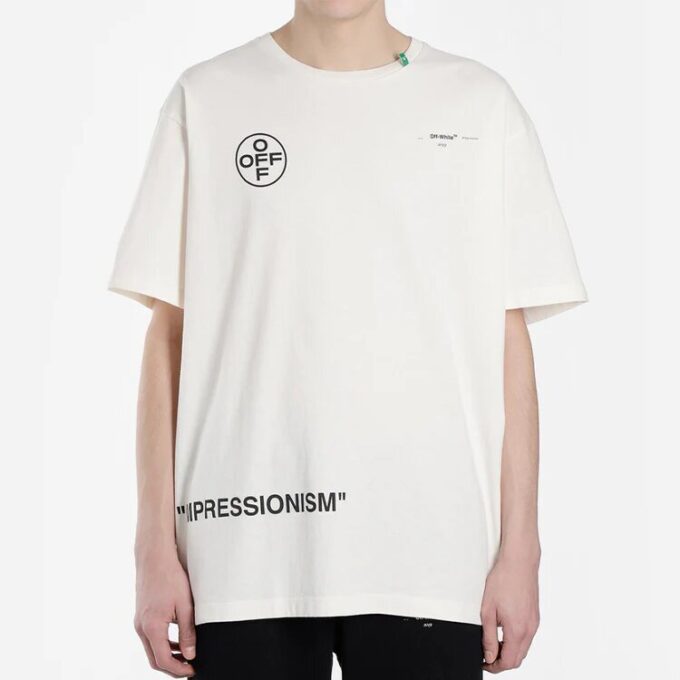 Stencil Logo T-Shirt “White”