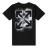 Stencil Short-Sleeve Slim Tee “Black/White”
