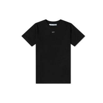 Stencil Short-Sleeve Slim Tee “Black/White”