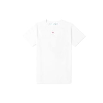 Stencil Short-Sleeve Slim Tee “White/Red”