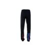 Street Style Cotton Oversized Logo Pants Men Black